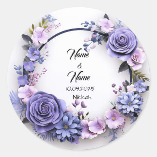 stickers de faveur de mariage Nikkah