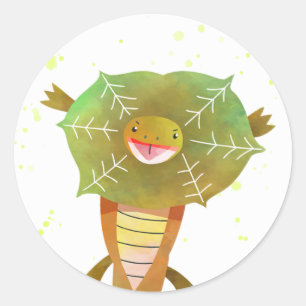 Stickers de fête d'anniversaire de Lizard