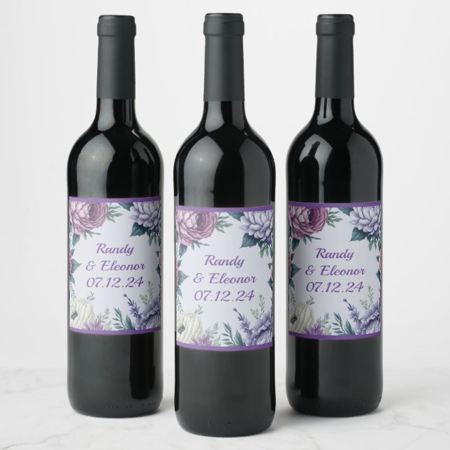 Stickers de fleurs d'aquarelle mystique (Bouteilles)