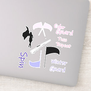 Stickers de garde couleur