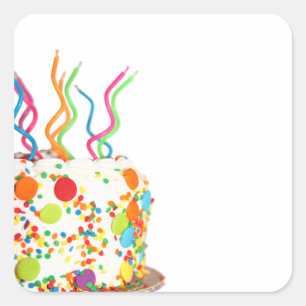 Stickers de gâteau d'anniversaire