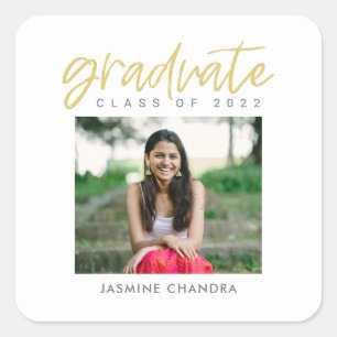 Stickers de graduation couleur modifiable particul