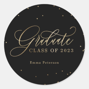 Stickers de graduation ou sceaux d'enveloppes