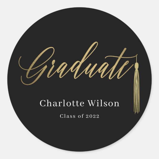 Stickers de graduation Tassel Pride ou joints d'en (Devant)