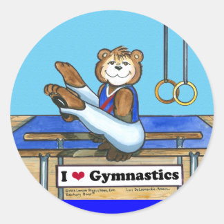 Stickers de gymnaste masculin