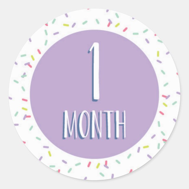 Stickers de jalon mensuels (Devant)
