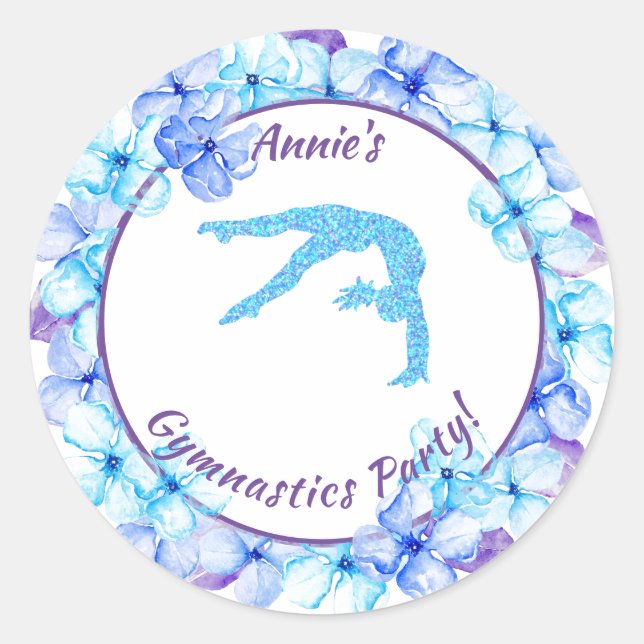 Stickers de la partie de gymnastique florale (Devant)