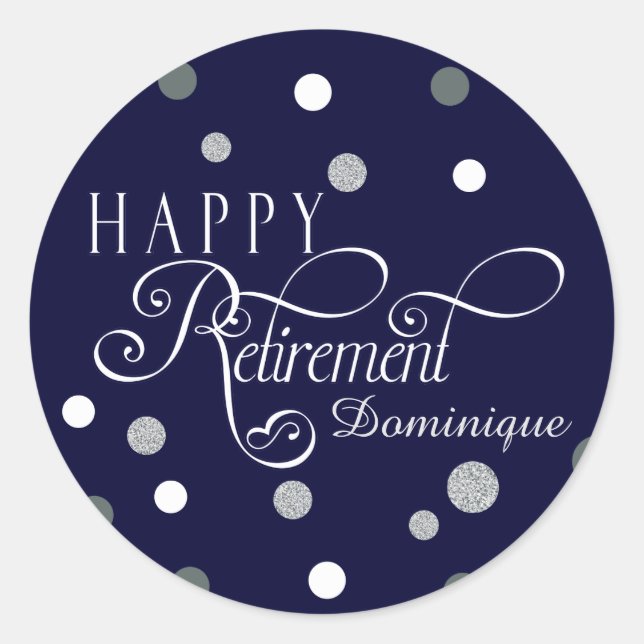 Stickers de la partie de retraite moderne (Devant)