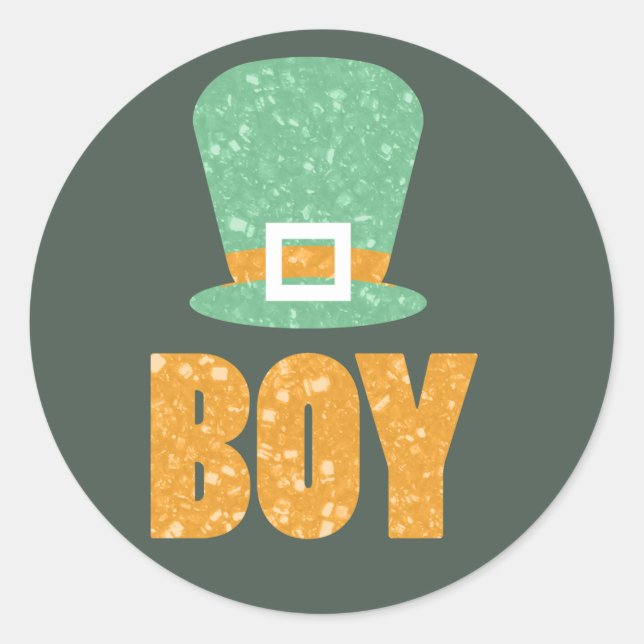 Stickers de la Saint Patrick's Day Genre Reveal (G (Devant)