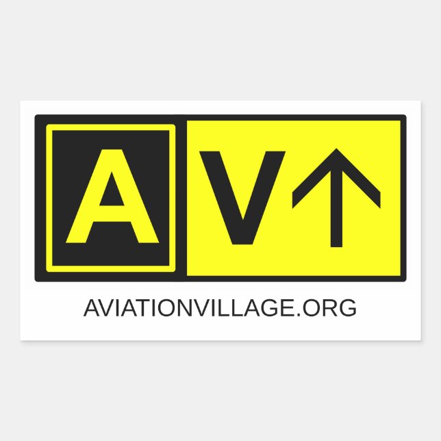 Stickers de la voie de taxi DEFCON Aviation Villag (Devant)