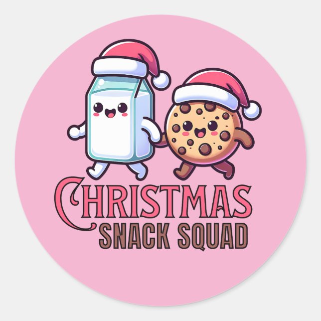 Stickers de lait et de biscuits de l'escouade de N (Devant)