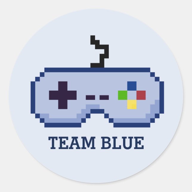 Stickers de l'équipe de révélation de genre Gamer  (Devant)