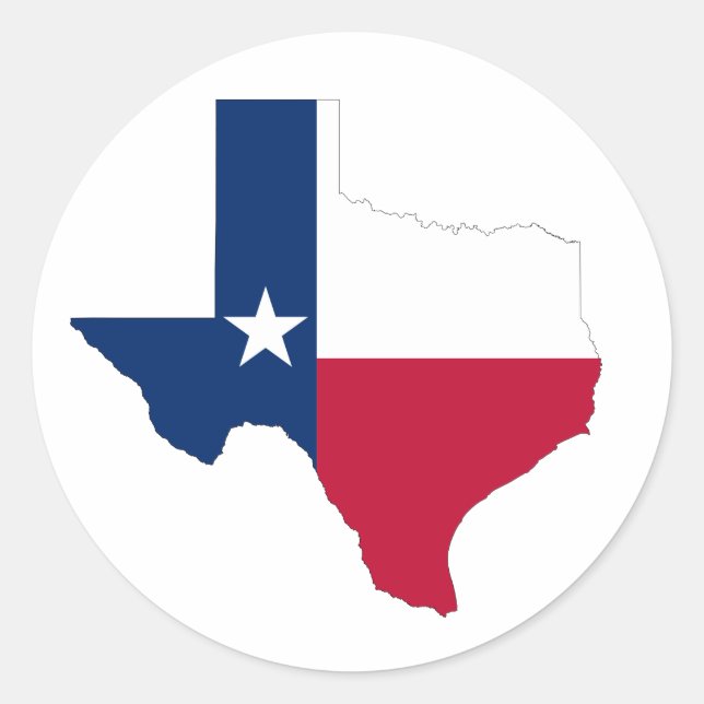 Stickers de l'état du Texas (Devant)