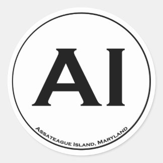 Stickers de l'île Assateague