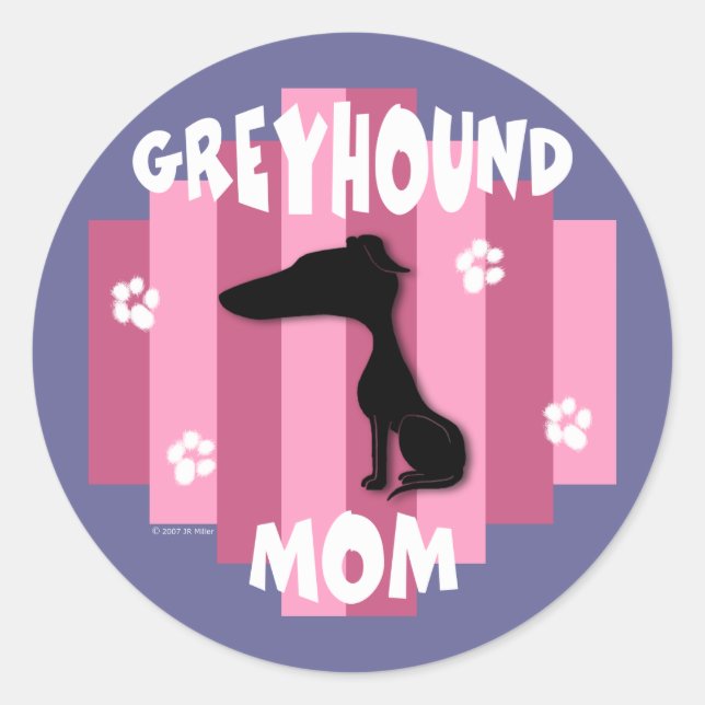 Stickers de maman Greyhound (Devant)