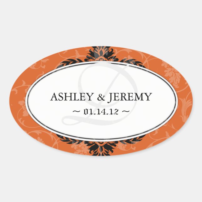 Stickers de mariage de rouille Favoriser (Devant)