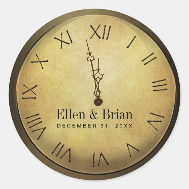 Stickers de mariage du Nouvel An (Devant)