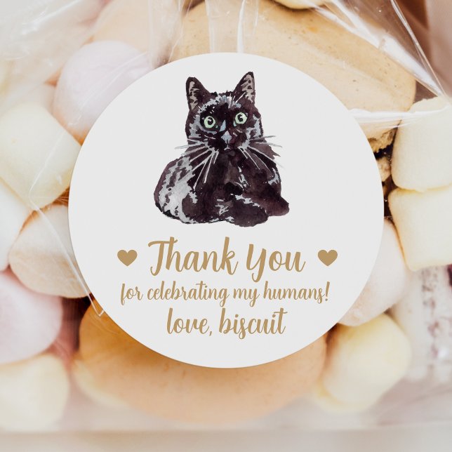 Stickers de mariage favori pour chat noir personna (Créateur téléchargé)