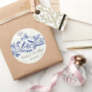 Stickers de mariage Oak Tree Scroll Marine Birds