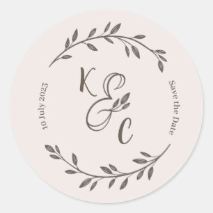 stickers de mariage rose