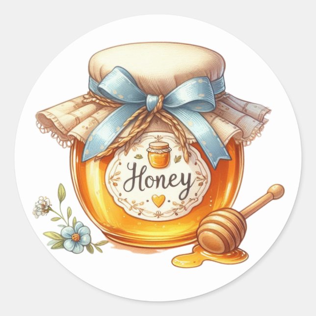 Stickers de miel mignon (Devant)