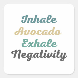 Stickers de Négativité Exhale Avocado