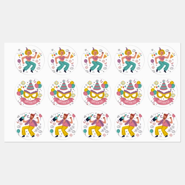 Stickers de Noël (Feuille)