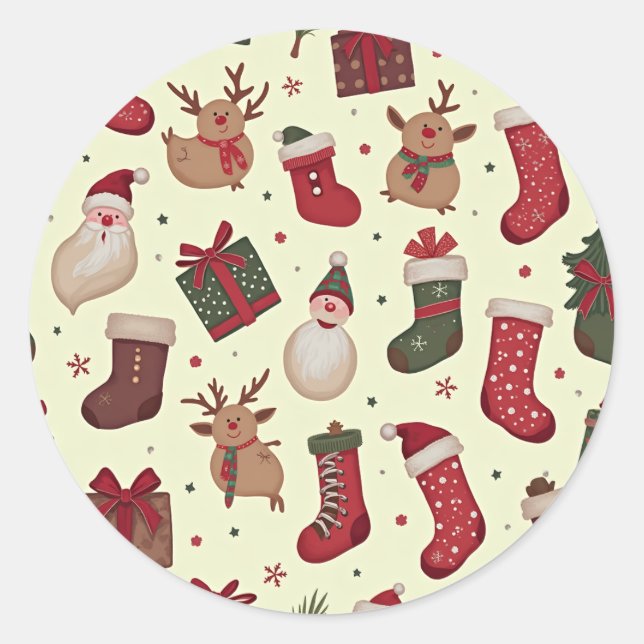 stickers de Noël (Devant)