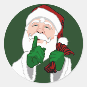 Stickers de Noël amusants Stickers Santa Clause mi