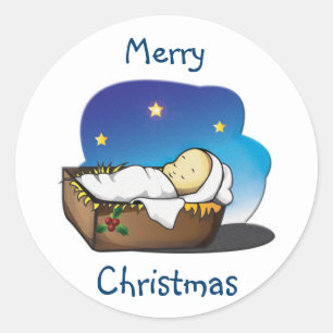 Stickers de Noël/Baby Jesus