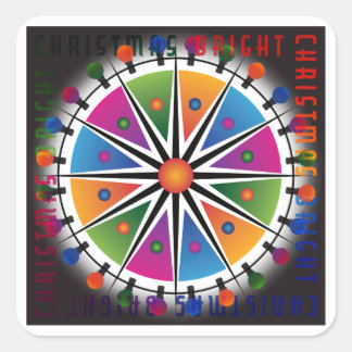 Stickers de Noël brillants