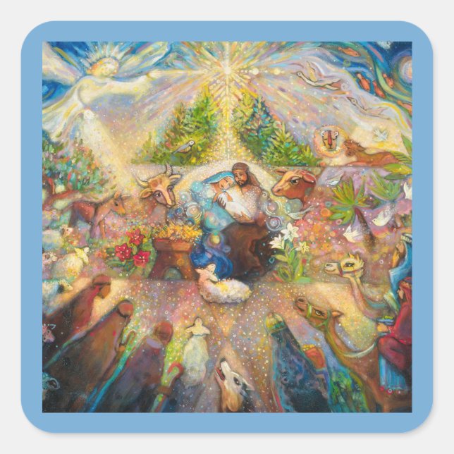 Stickers de Noël de la Saint-Famille (Devant)