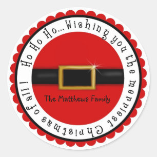 Stickers de Noël du Père Noël