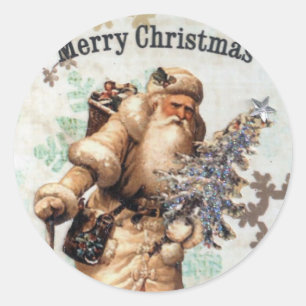 Stickers de Noël du Vieux-Monde Vintage