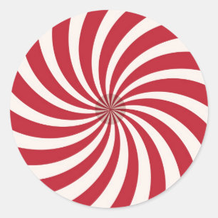 STICKERS DE NOËL EN VINTAGE ROUGE ET BLANC