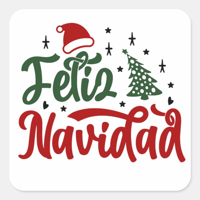 Stickers de Noël (espagnol) (Devant)