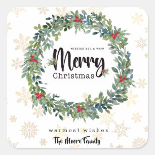 Stickers de Noël Golden Snowflakes