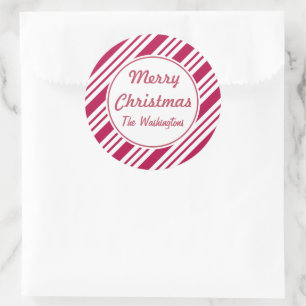Stickers de Noël Personalized Bold Peppermenthe