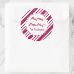 Stickers de Noël personnalisés Peppermenthe