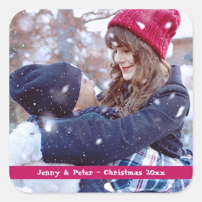 Stickers de Noël photo (Devant)