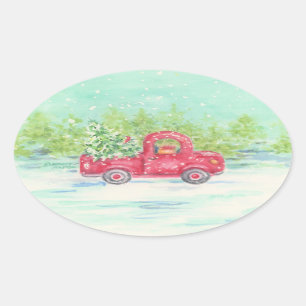 Stickers de Noël pour Camion Rouge