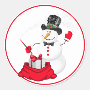 Stickers de Noël Snowman