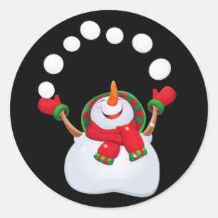 Stickers de Noël Snowman