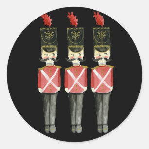 Stickers de Noël trois noix de cou