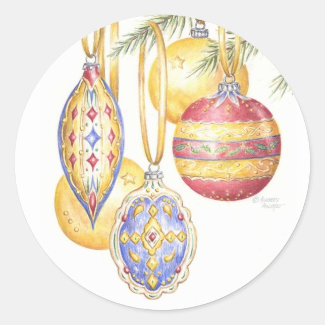 Stickers de Noël vintages (Devant)