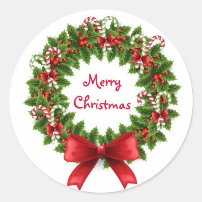 Stickers de Noël/Wreath (Devant)