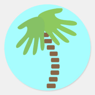 Stickers de palmier chiropratique