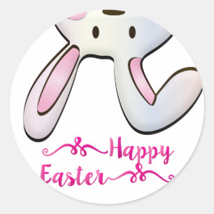 Stickers de Pâques heureux