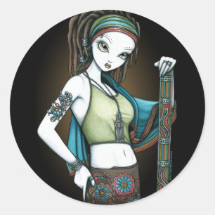 Stickers de pare-pluie Tribal Dreadlock