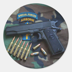 Stickers de patch Berets verts des forces spéciale